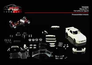RS0282B Mazda RX-7 white kit